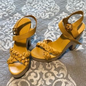 Gap mustard platform heel